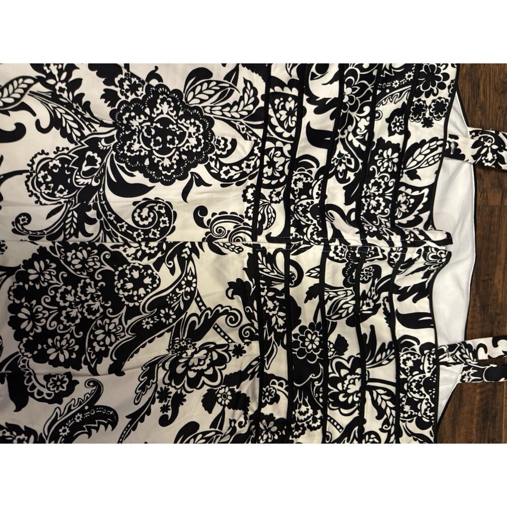 KIM ROGERS SUNDRESS BLACK AND WHITE PLUS SIZE 18 - Picture 7 of 7
